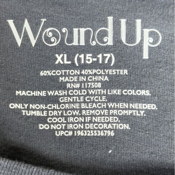 Wound Up Tshirt Joshua Tree Womens XL Gray Pink Butterfly Casual - Picture 6 of 6